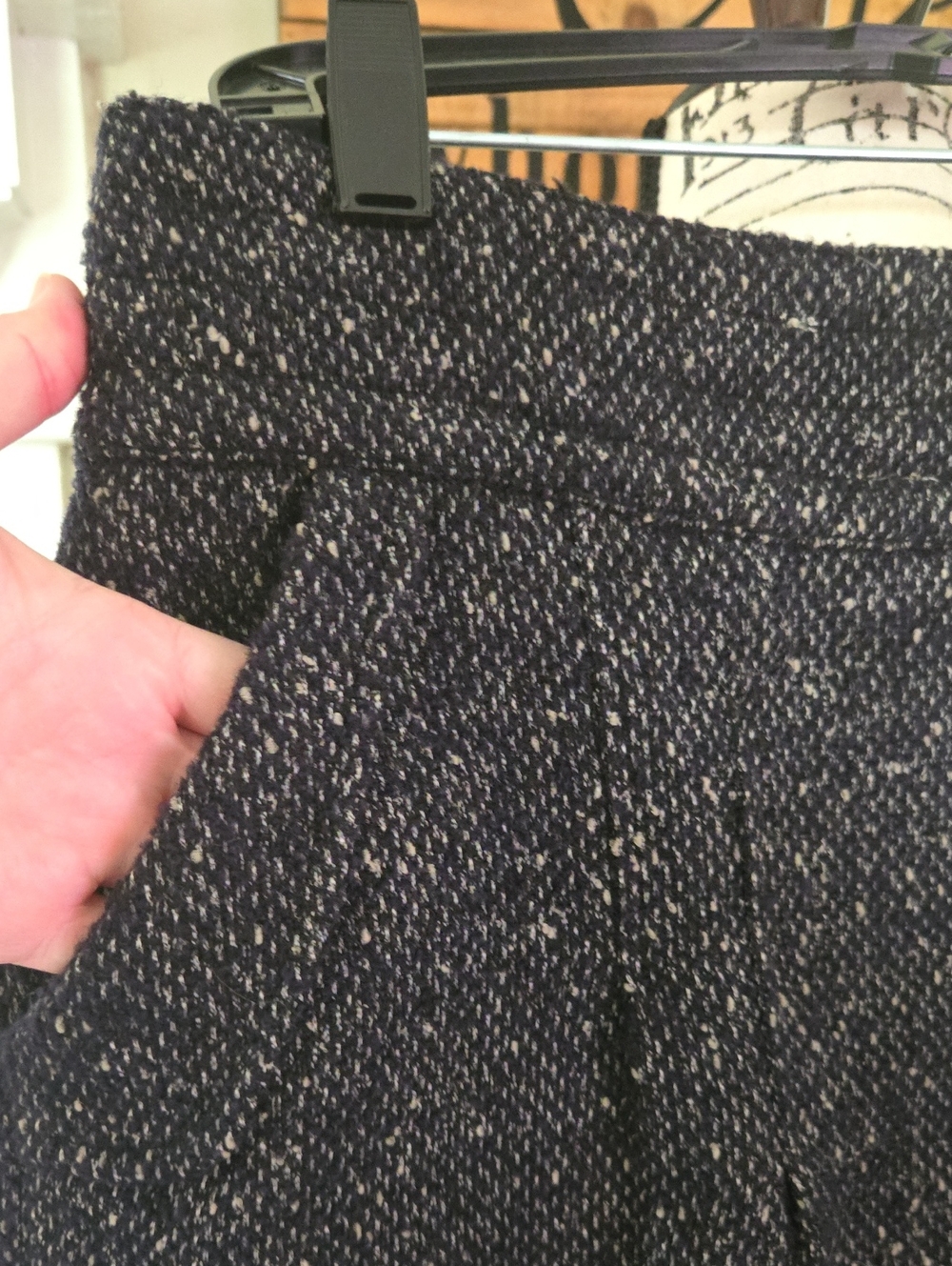 CAbi Classic Black Tweed Pencil Skirt - Women's - Picture 2 of 7